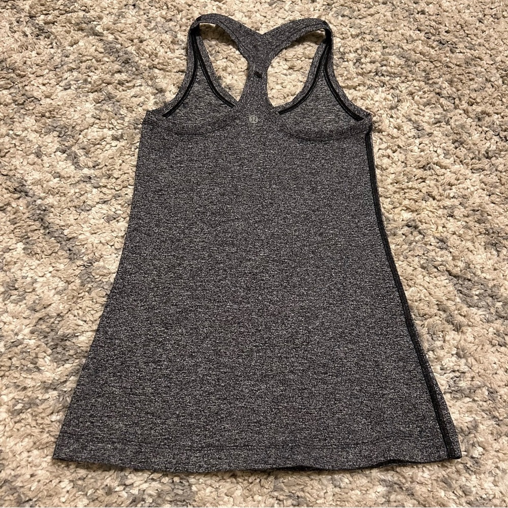 Lululemon Gray Racerback Tank - Picture 3 of 3